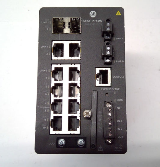 Allen-Bradley 1783-CMS10DN STRATIX 5200 PN-688725 Ethernet Managed Switch