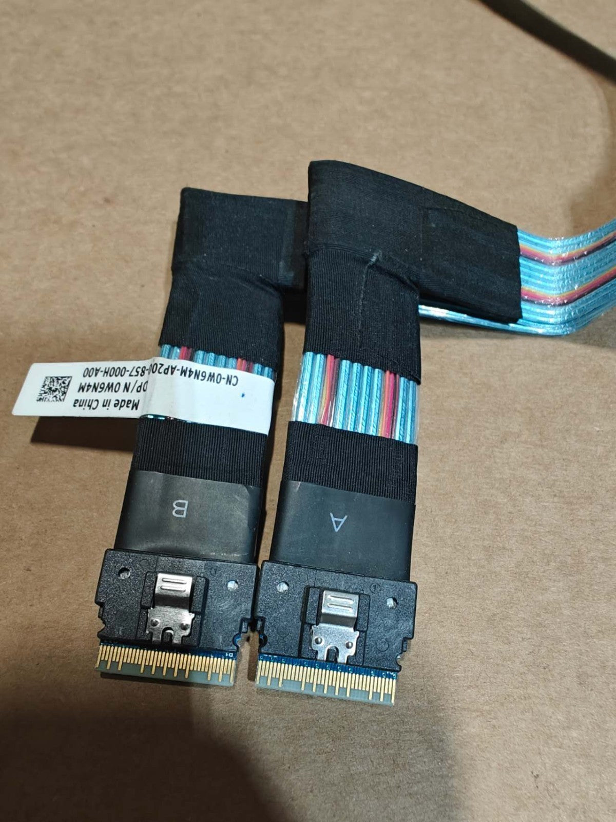 DELL POWEREDGE R740xd 24B SERVER SSD NVMe PCIe EXTENDER CARD CABLE W6N4M