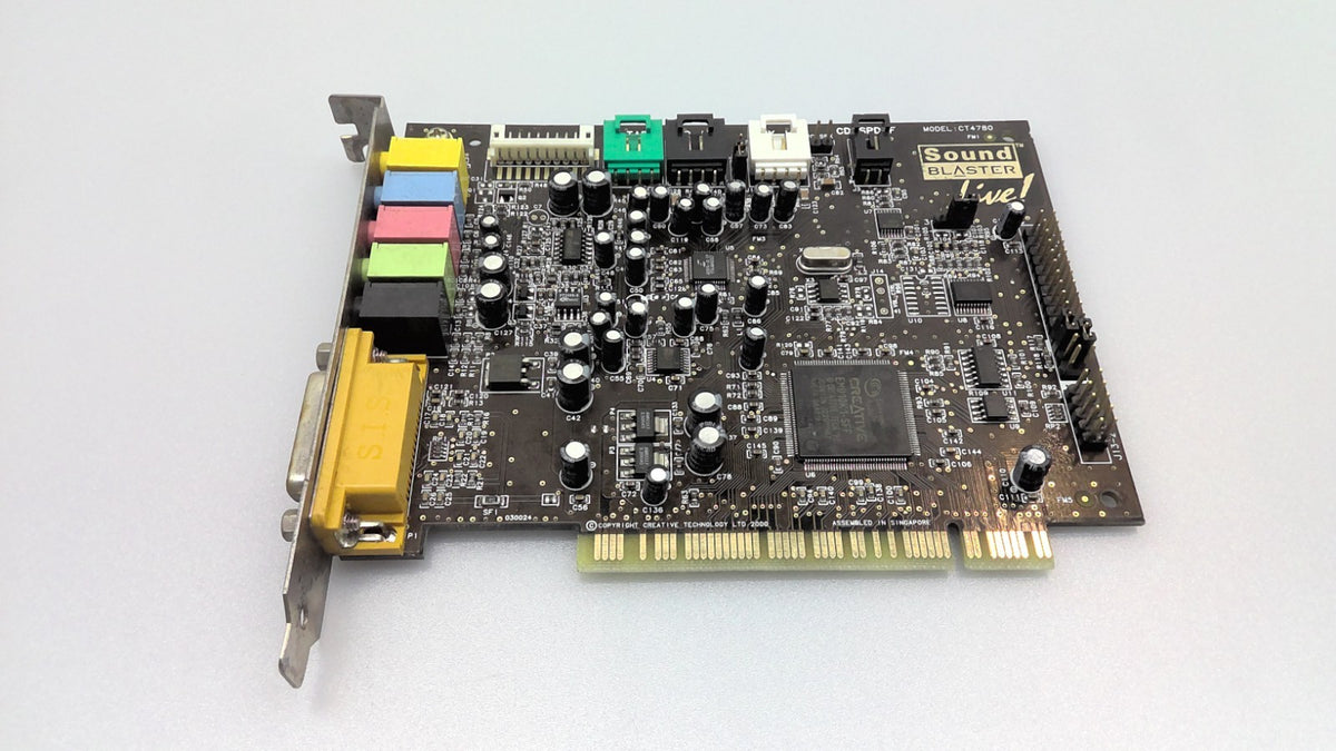 Genuine Creative Labs CT4780 Sound Blaster Live! Dell 0181UR PCI Sound Card