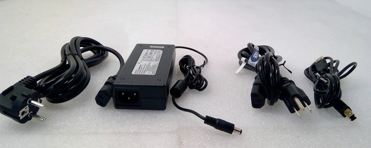 OPEN BOX  TESTED HID Fargo DTC1250e Single Sided Color ID Card Badge Printer USB