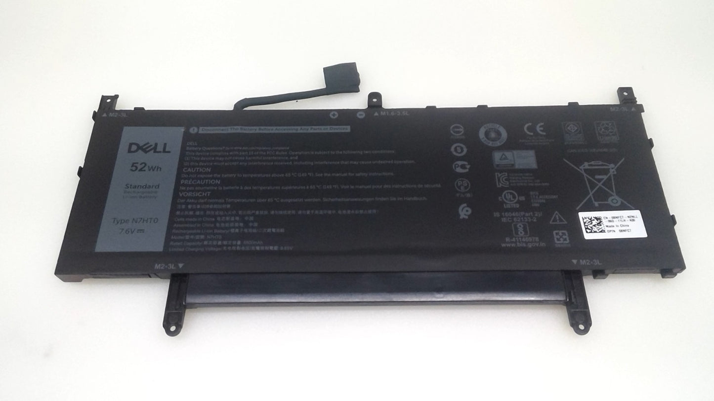 OEM N7HT0 52Wh Battery For Dell Latitude 9510 9520 P94F P95F 2-in-1 089GNG F68NR