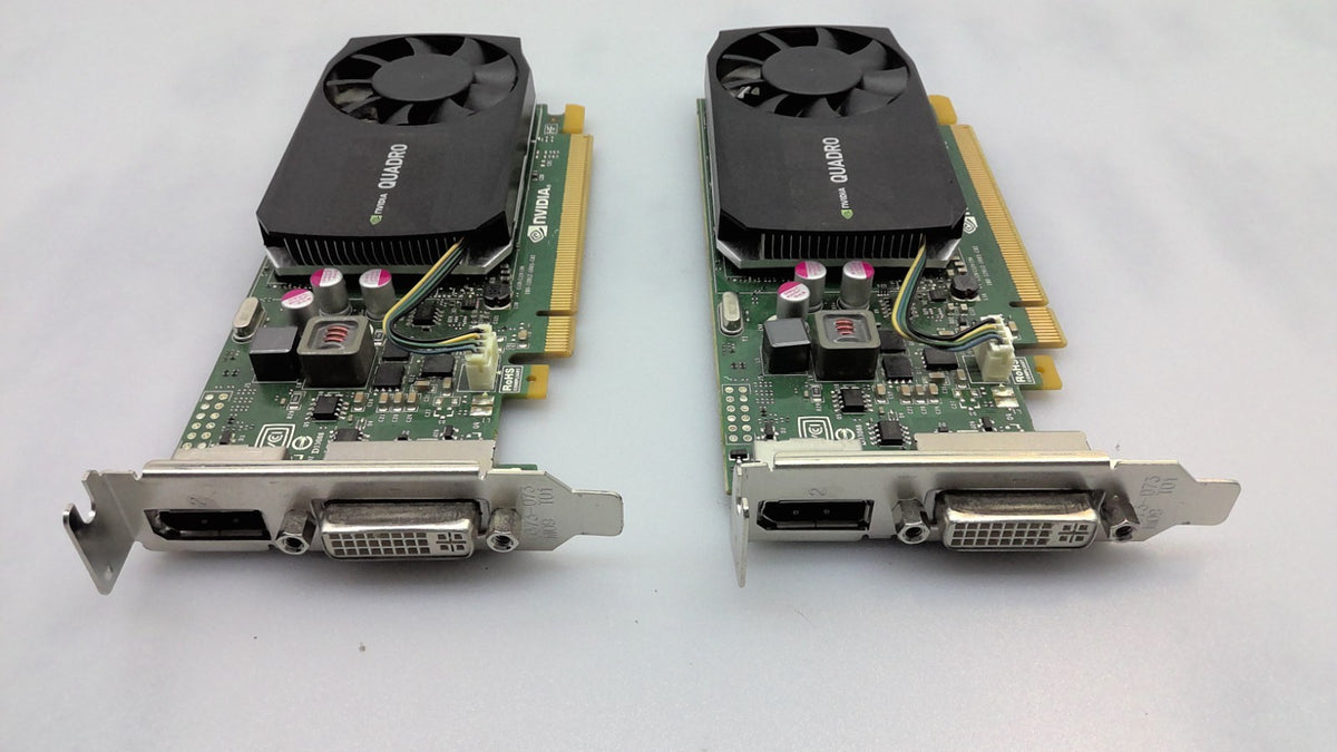 Lot of 2 PNY NVIDIA Quadro K620 699-52012-0504-700 PCI-E DVI DP Graphics Card