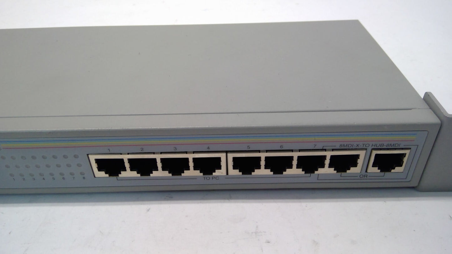 Allied Telesis AT-FS708/PoE 8 Port 10/100Mbps + 1 SFP Unmanaged Switch, TESTED