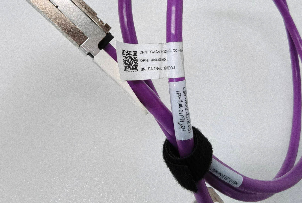 Credo HiWire 400G QSFP-DD PAM4 AEC 1.5M Cable CAC415321D1D-D0-HW 900-00204