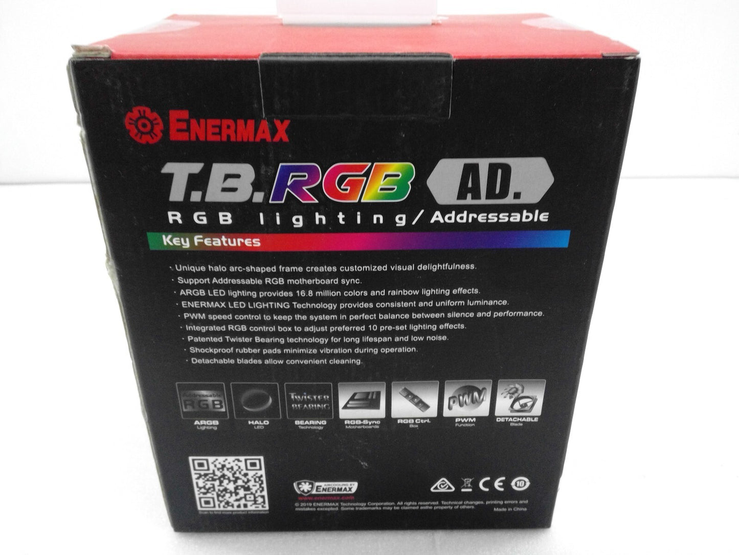 NEW Enermax T.B. RGB Advance ARGB 120mm PC Case Fan - 3 Pack UCTBRGBA12P-BP3