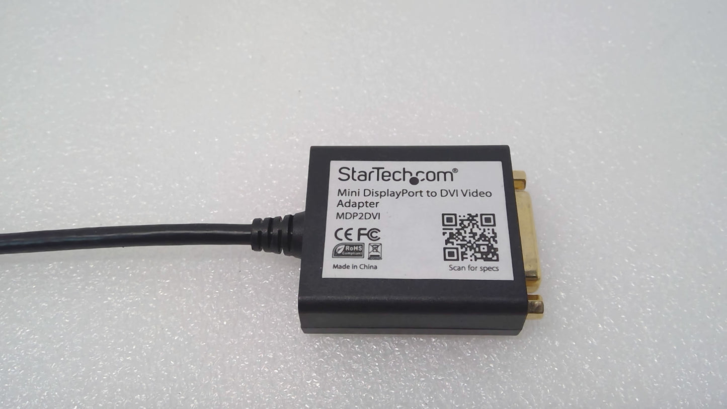 *Lot of 10* STARTECH MDP2DVI Mini Display Port to DVI Video Adapter Converter