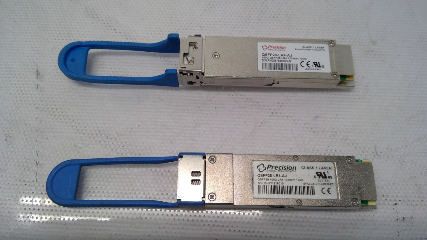 Precision  QSFP28-LR4-AJ  100GBASE-QSFP28-LR4 1310NM  Transceiver 100G