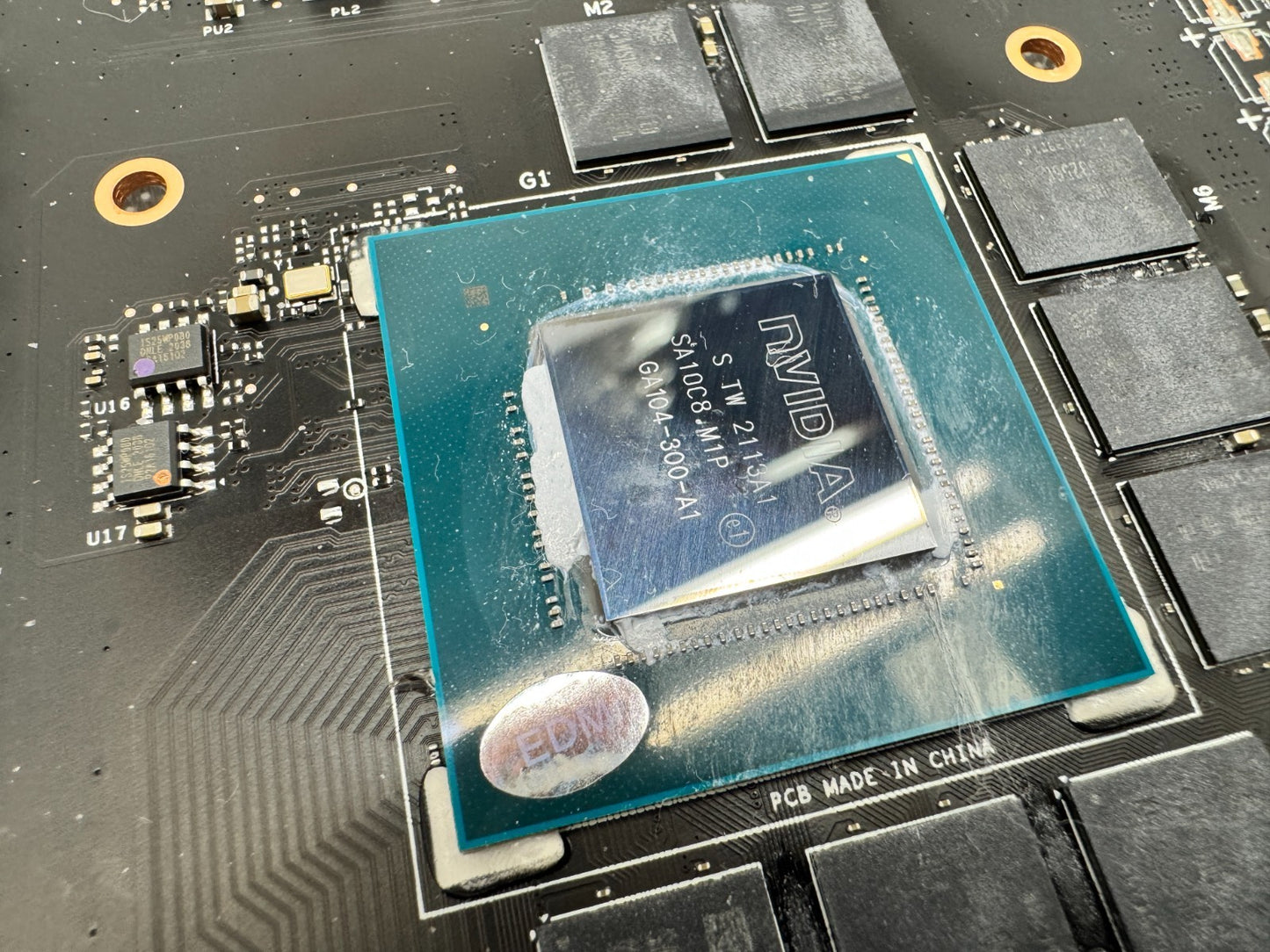*For Parts* ASUS DUAL GeForce RTX 3070 8GB PCB *Not Working*
