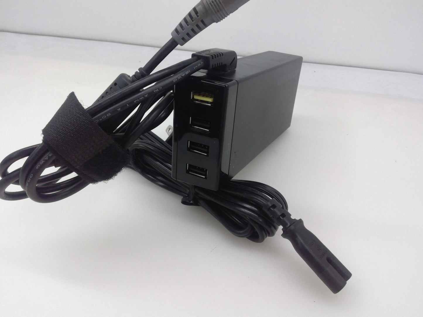 Genuine Lenovo 57Y4616 20V 3.25A Black Power Hub Adapter Tip USB & 7.4*5.0mm