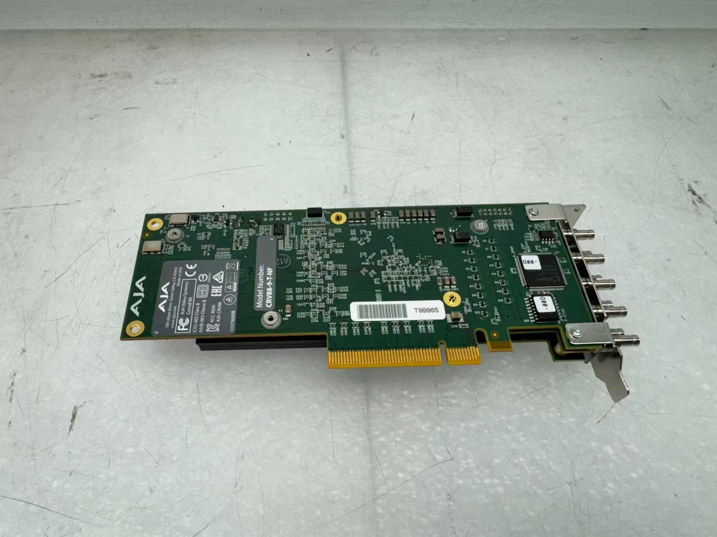 AJA CRV88-9-T-NF 8-lane PCIe 4K UHD Multi-Format I/O Capture card