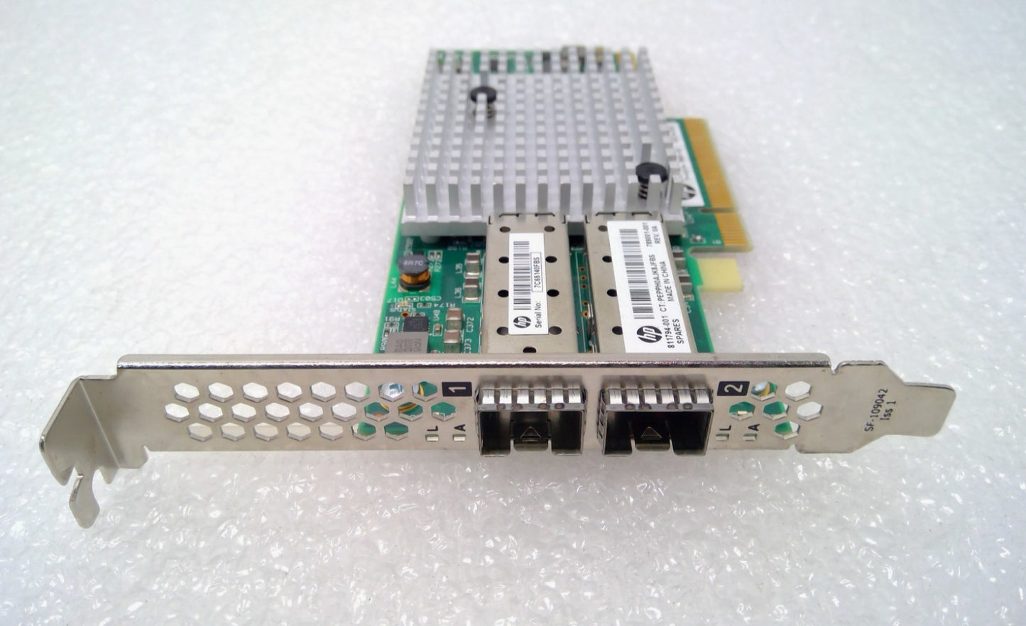 HP 811794-001 789001-001 ETHERNET 10GB 2-PORT 572SFP+ ADAPTER High Bracket