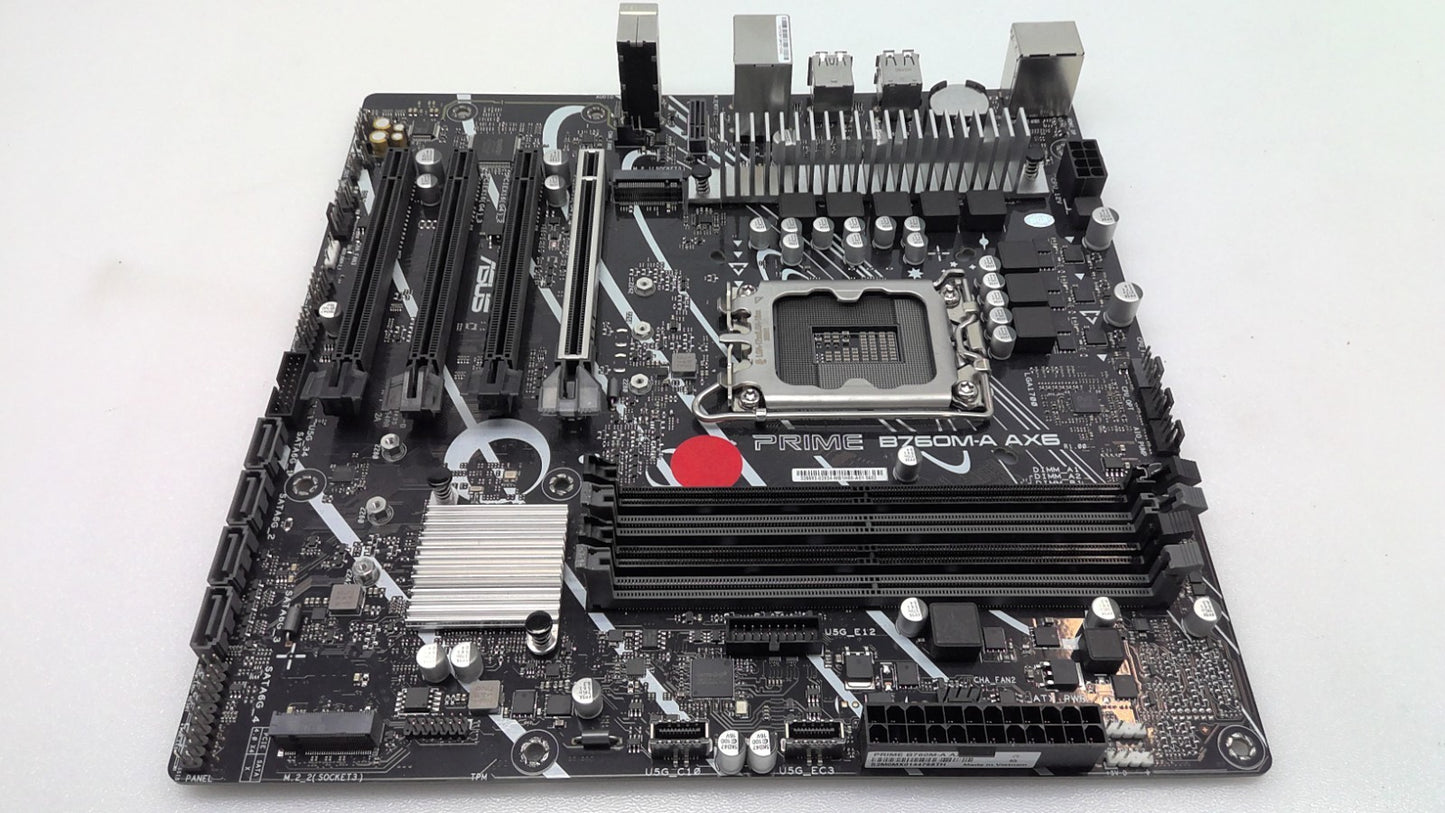 Lot of 3 *For Parts* 2x ASUS prime B760M-A AX6 & ASRock B760M-C Not work No WIFI