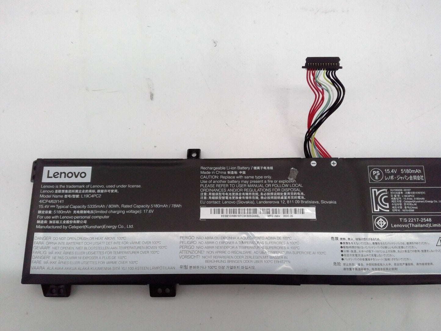 Genuine Lenovo Legion 5 7 15IMH05H 15ARH05 L19C4PC2 L19M4PC2 Battery