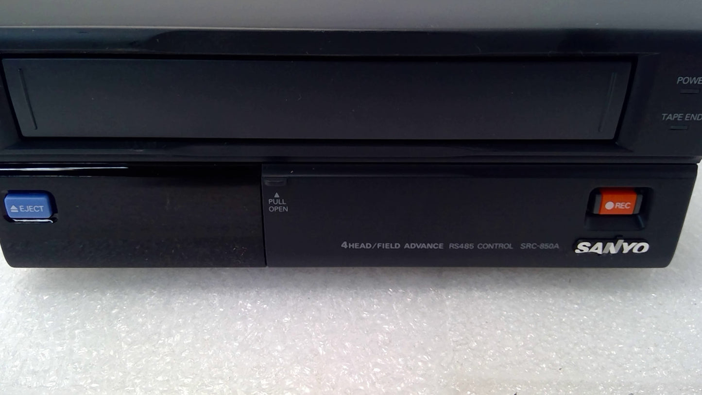 Sanyo SRC-850A VCR Time Lapse Security VHS W/Power Cable