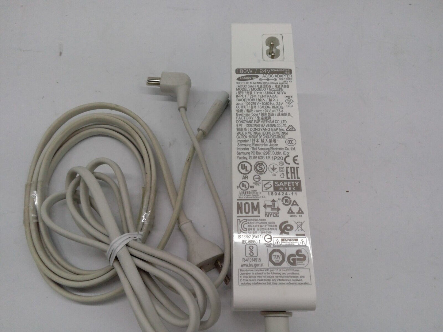Samsung OEM  A18024_NDYW 180W 24V 7.5A Monitor AC/DC Power Adapter BN44-00924A