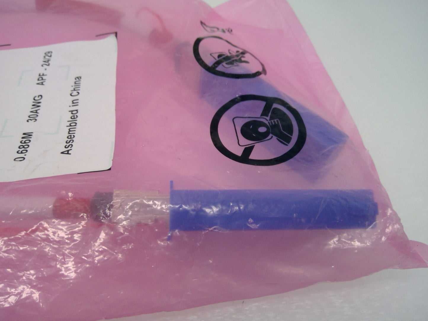 NEW Amphenol NJPPER-G507-03 800G OSFP TO OSFP DAC Cable 0.686M 30AWG 1155857-03