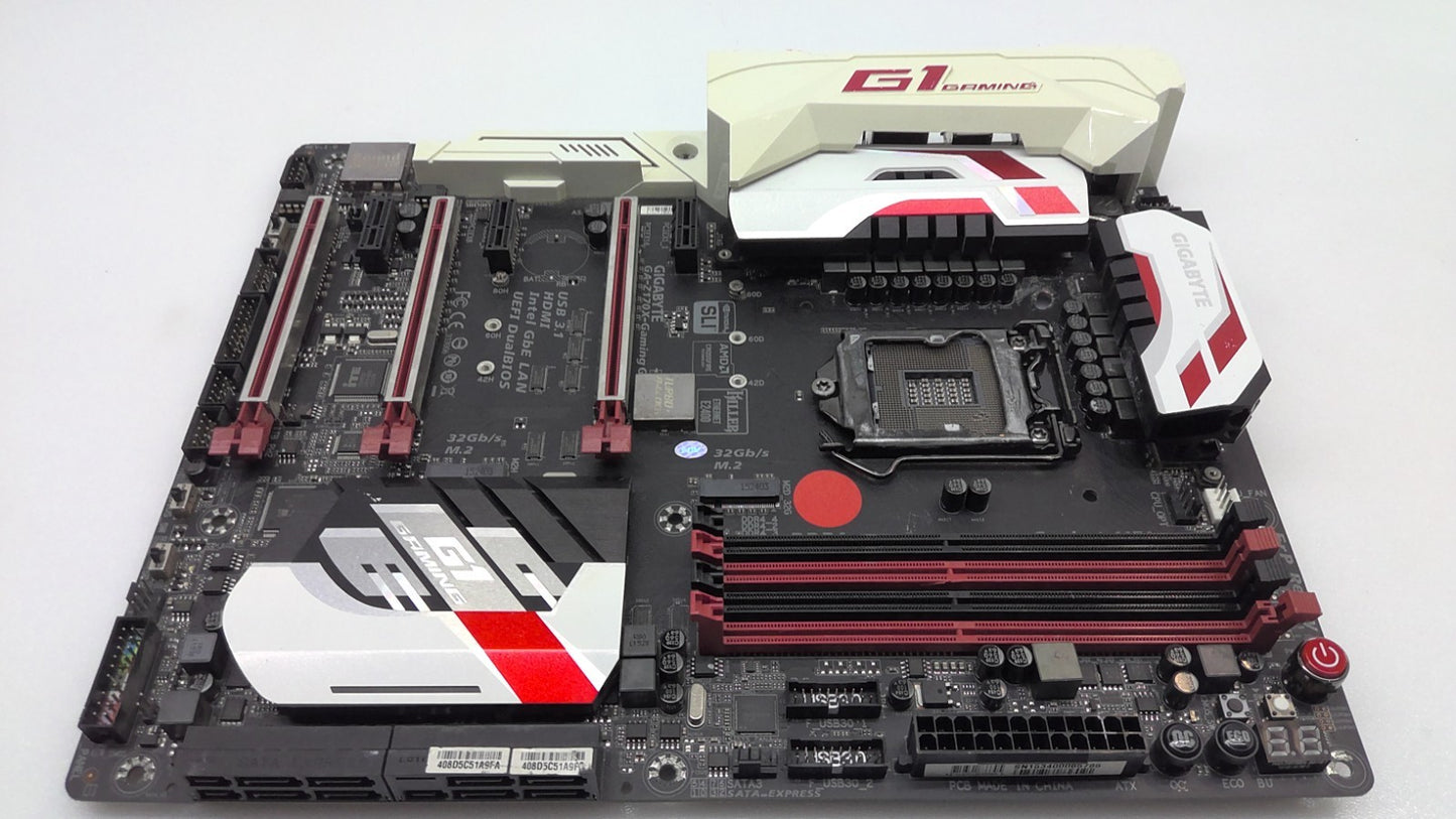 Lot of 2 * For Parts* GB GA-Z170X-Gaming & msi MPG Z490 GAMING PLUS Ｍotherboard