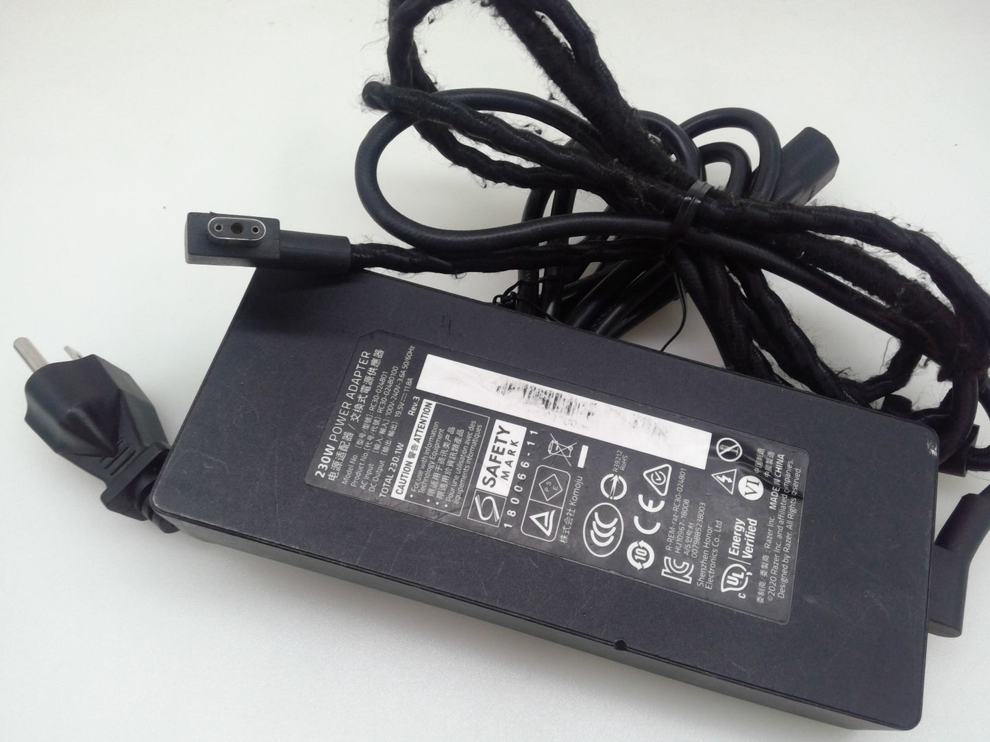 Genuine Razer Blade Laptop  AC Power Adapter RC30-024801 19.5V  11.8A 230W#