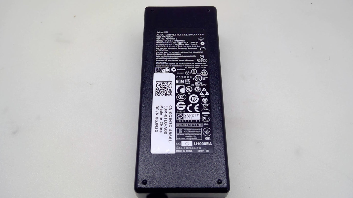 Genuine Dell GJN3G DA90PM111 90W 19.5V 4.62A 4.0x1.7mm Vostro AC Adapter