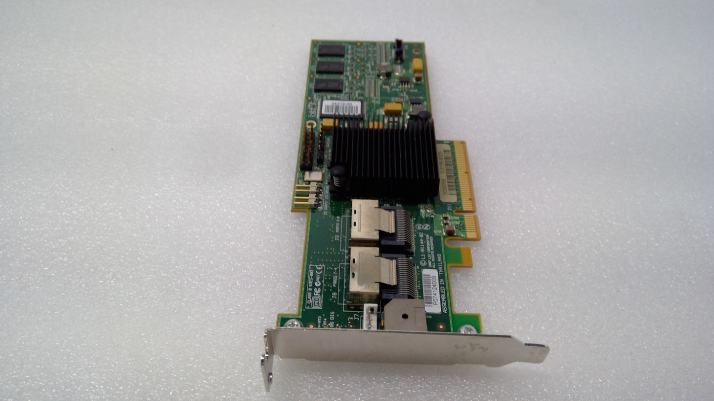LSI MR SAS 8708EM2 MegaRAID PCIe SAS SATA RAID Card RAID0.1.5.6 L3-01144-10A