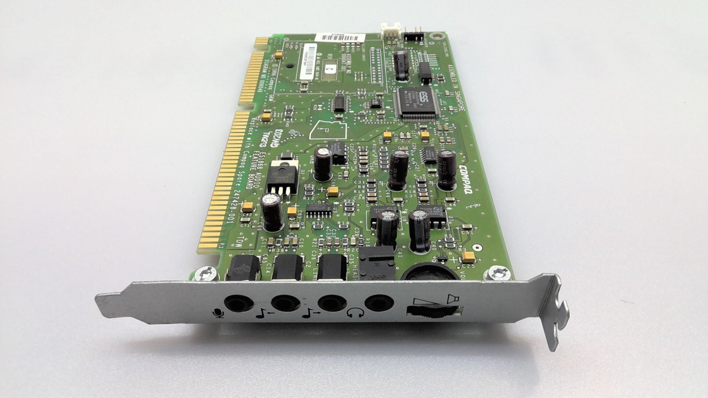 Compaq ES1868 Audio Feature Board 16-Bit ISA Sound Card - Model X071 247428-001