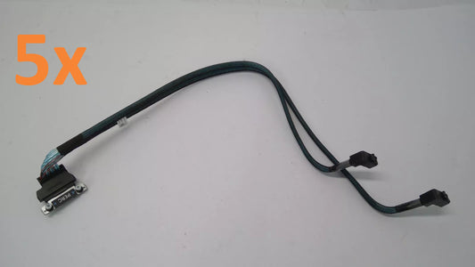 5x Cable 0F037K Dell PowerEdge R730 Dual 12Gb SAS SFF-8643 PERC H330 H730 H730P