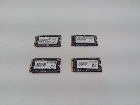 LOT OF 4 Apacer 8C.5ADG2.ATA61BT 16 GB M.2 40mm Solid State Drive