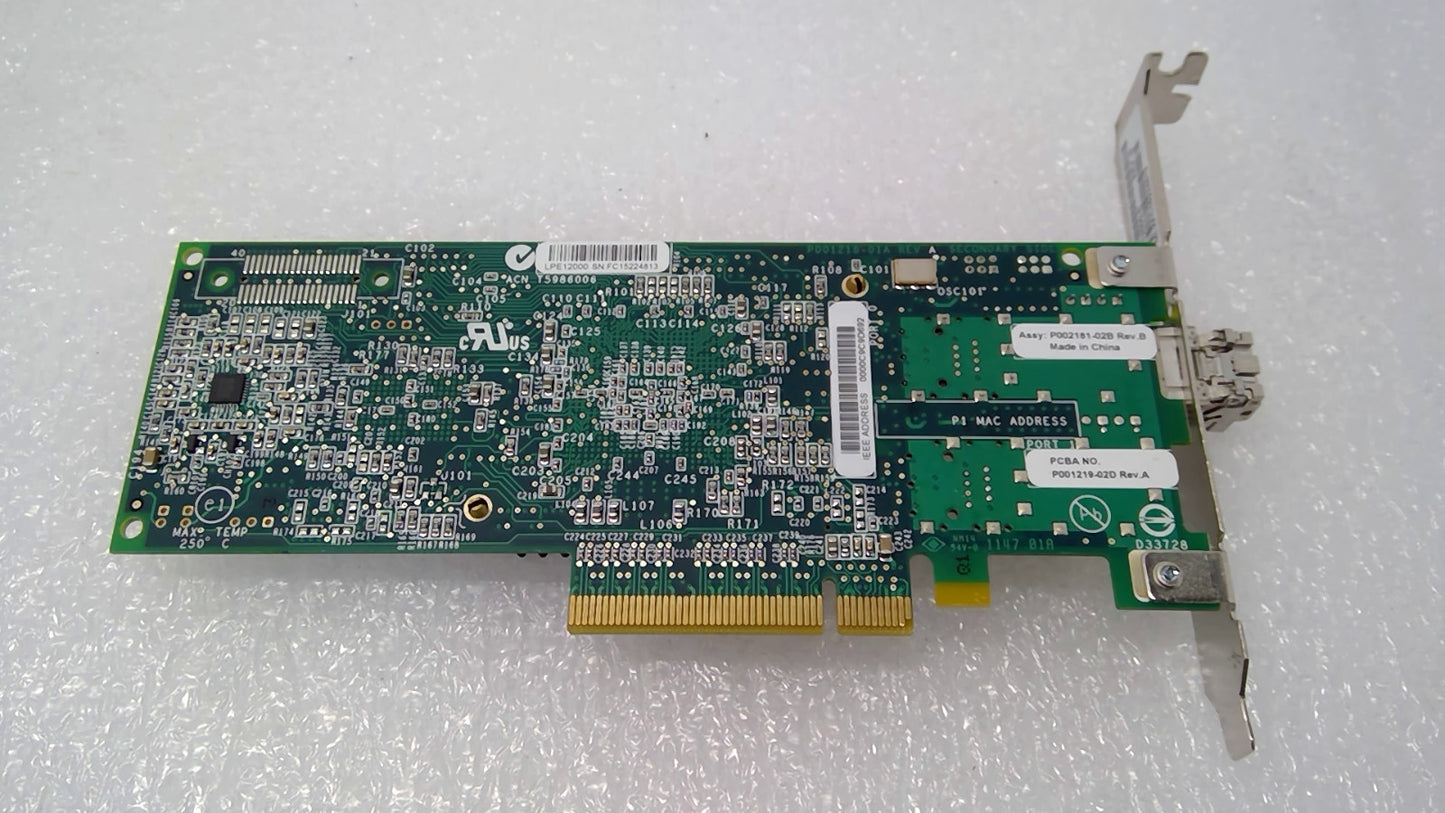 Dell Emulex  0C855M LPE12000 8Gb Single Port PCIe FC Network Card Adapter