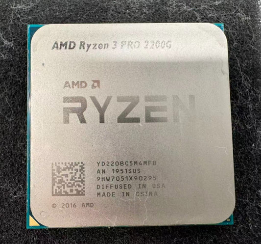 AMD Ryzen 3 Pro 2200G Desktop Processor 3.5GHz,4-Core,4-Thread Socket AM4 Tested