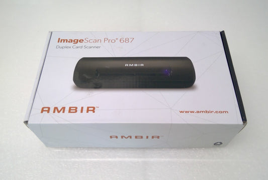 Ambir DS687-AS ImageScan Pro 687 Duplex ID Card Scanner