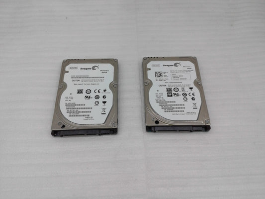 Lot of 2 Seagate Momentus HD HDD ST9500423AS 500GB SATA 2.5" 7.2K 7200 RPM