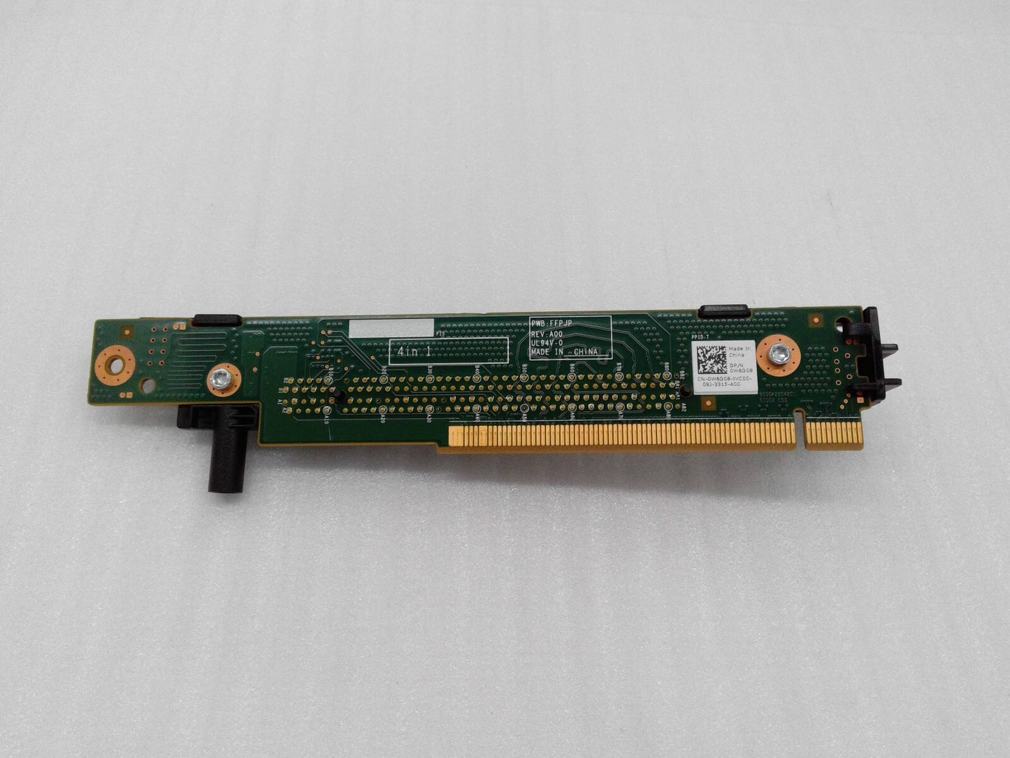 Dell EMC PowerEdge R640 Riser Card For CPU PCI-E x16 P/N: 0W6D08
