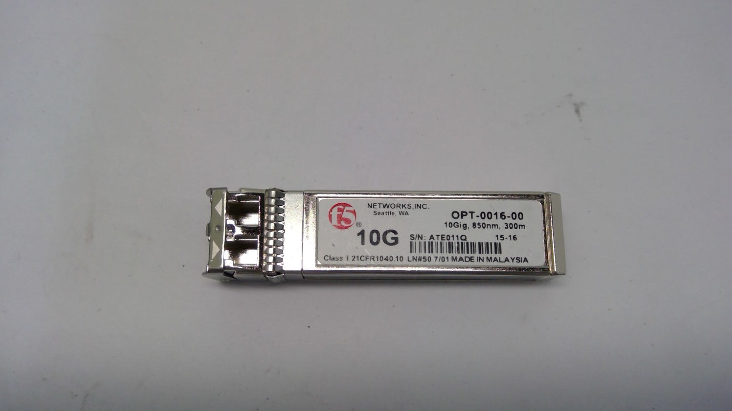 F5 OPT-0016-00 10GB BASE-SR 850nm MMF 300m Transceiver Module