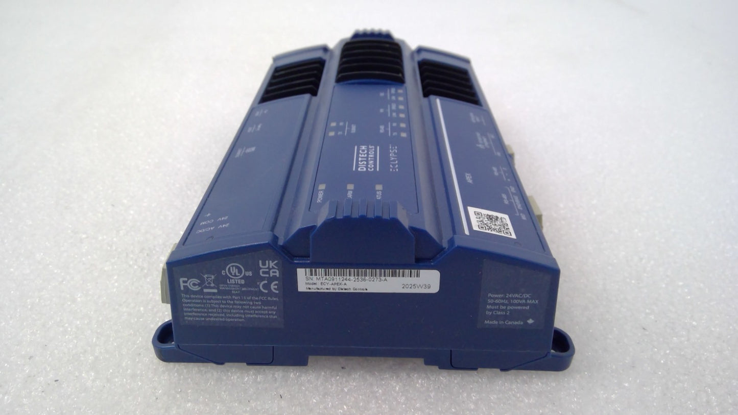 Distech Controls Eclypse APEX  ECY-APEX-A BAS IOT Edge Controller BACnet MOdbus