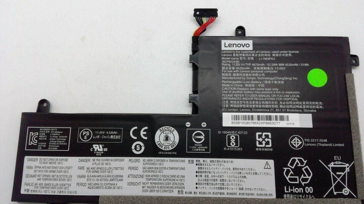 Genuine L17M3PG1 L17L3PG1 Battery for Lenovo Legion Y530-15ICH Y7000 Y7000P Y730