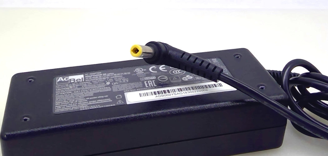 Genuine AcBel ADB002 90W 19V 4.74A AC Adapter Yellow Tip w/ AC Power Cord