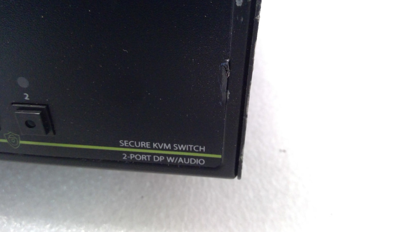 Black Box SS2P-DH-DP-U Secure KVM Switch 2-PORT DP W/AUDIO K/M *READ*
