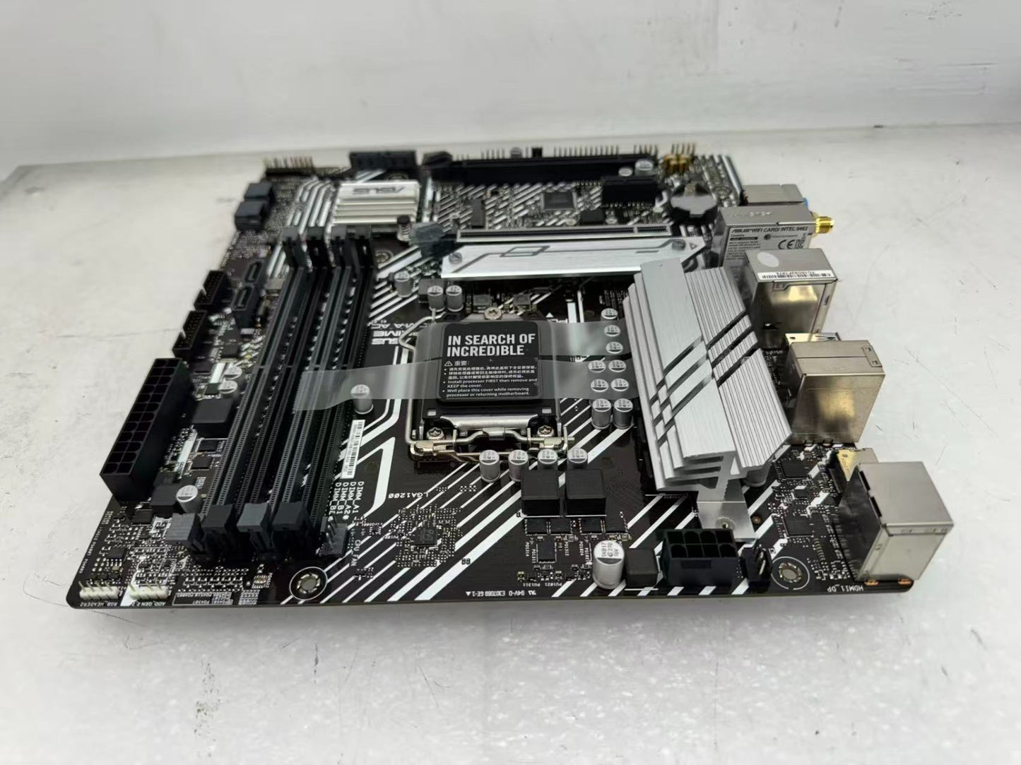 ASUS Prime B560M-A AC Motherboard DDR4 LGA1200 WiFi Card