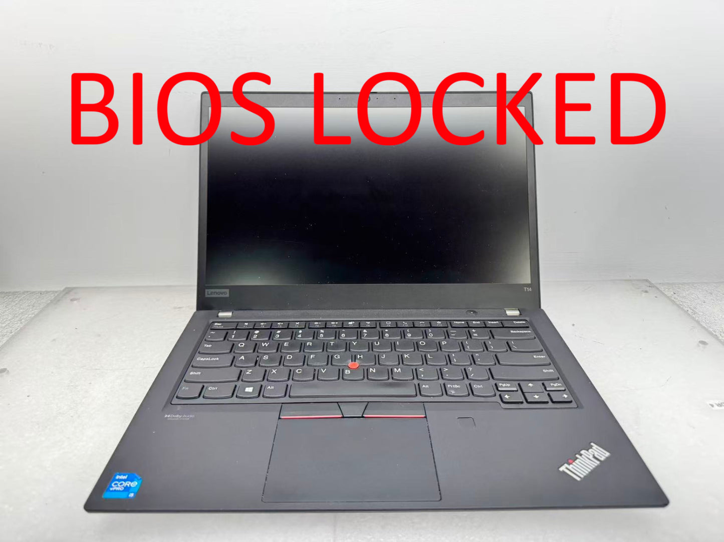 Lenovo ThinkPad T14 Gen 2 14" Intel i5-1135G7@2.4GHz 16GB DDR4 256G *BIOS LOCKED