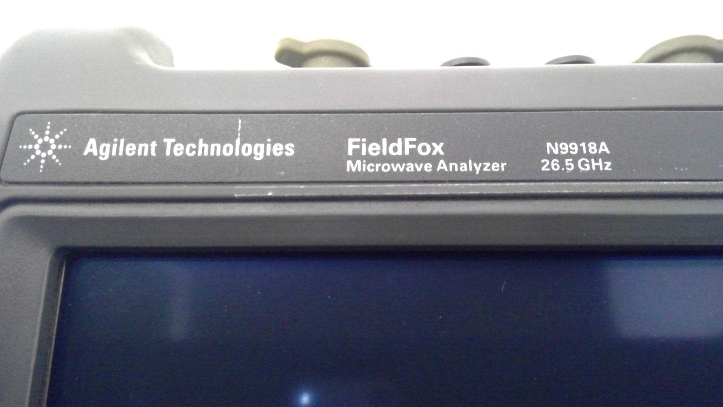 Agilent TECH N9918A FieldFox 26.5 GHz RF Cable Antenna Combination Analyzer full