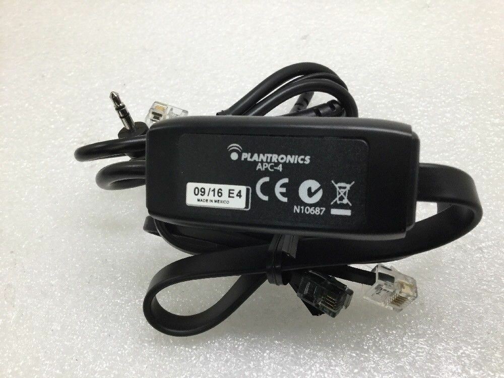 Plantronics APC‑4 Cisco IP Wireless Headset Hook Switch Cable 37978-01