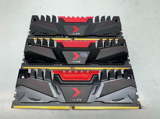 Lot of 3 PNY 8GB PC4-21300 DDR4 2666MHz 8GBF1X08LFHH35-12-KHXR Desktop Memory