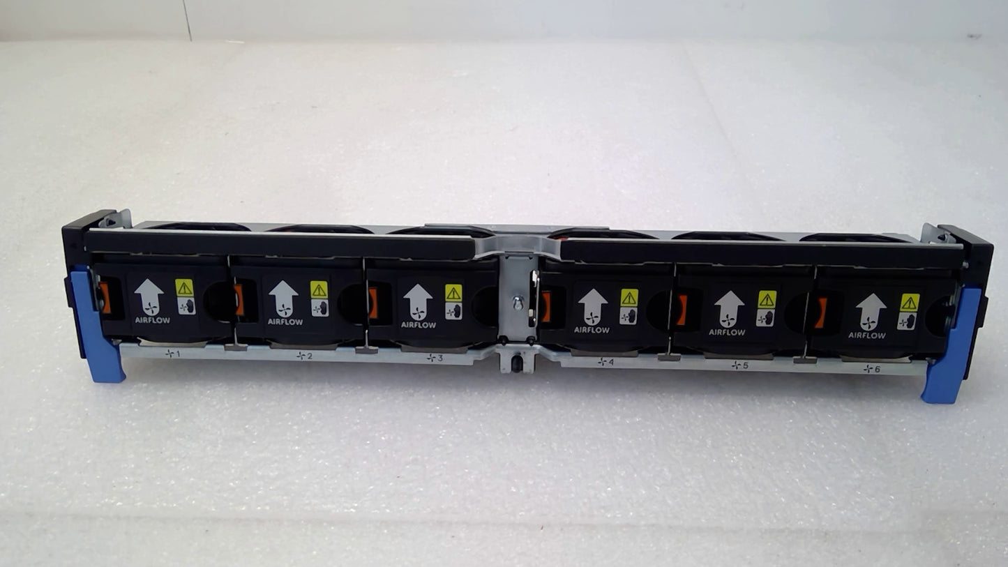 Dell PowerEdge R740 R740XD Fan Cage Assembly w/ 6x NMB Fans 06038DA-12S-EWH