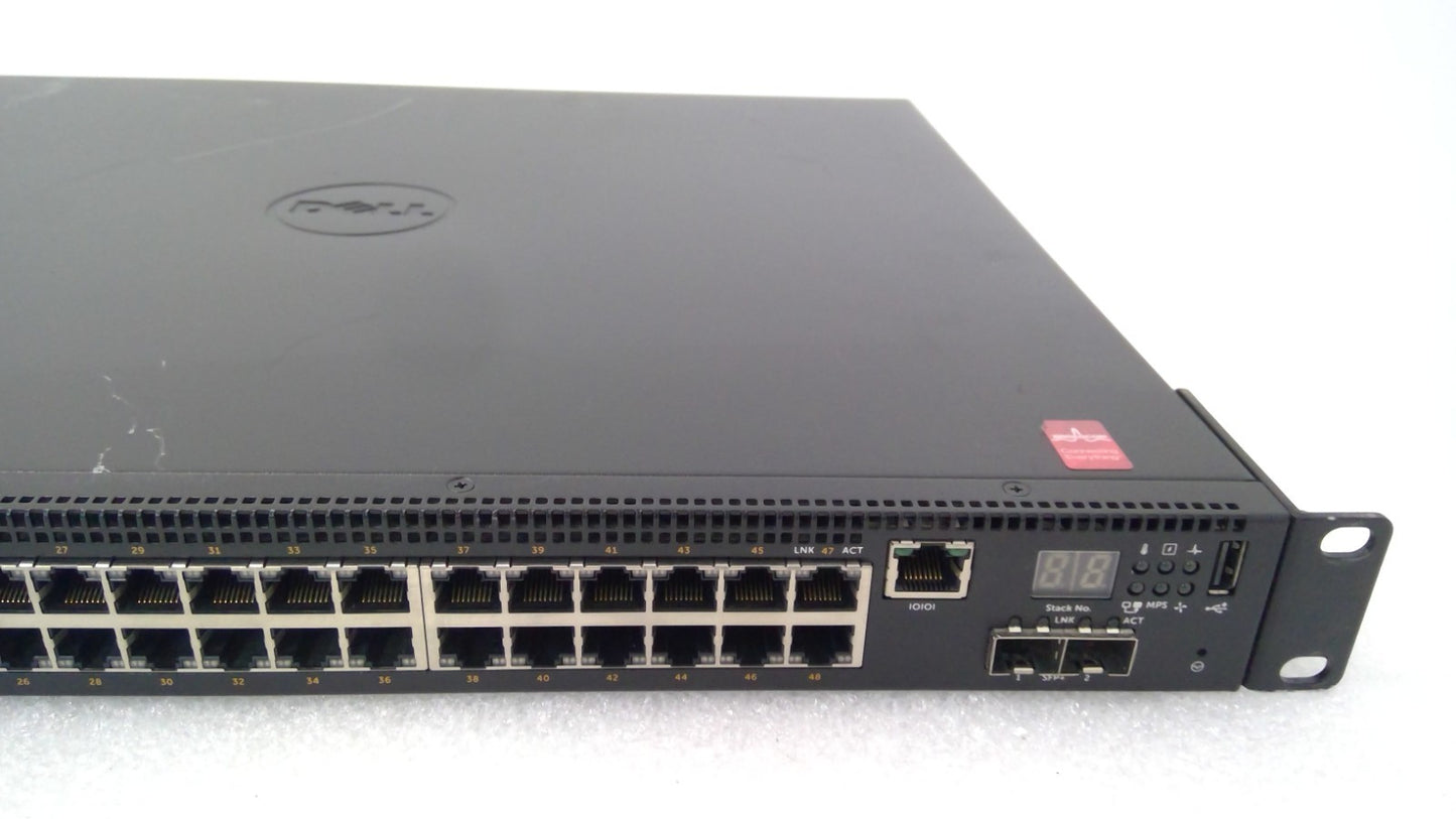 Dell N2048P Managed L2+ Switch 48 PoE+ Ethernet Ports & 2x 10Gb SFP+