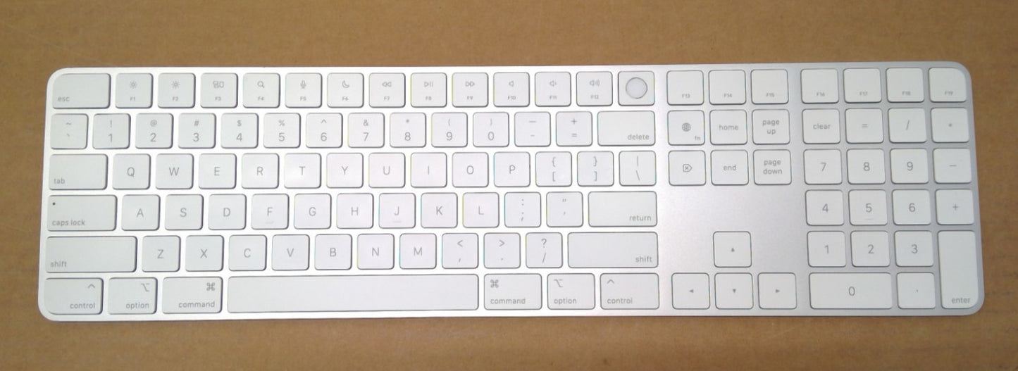 Apple Magic Keyboard with Touch ID and Numeric Keypad A2520 No Cable
