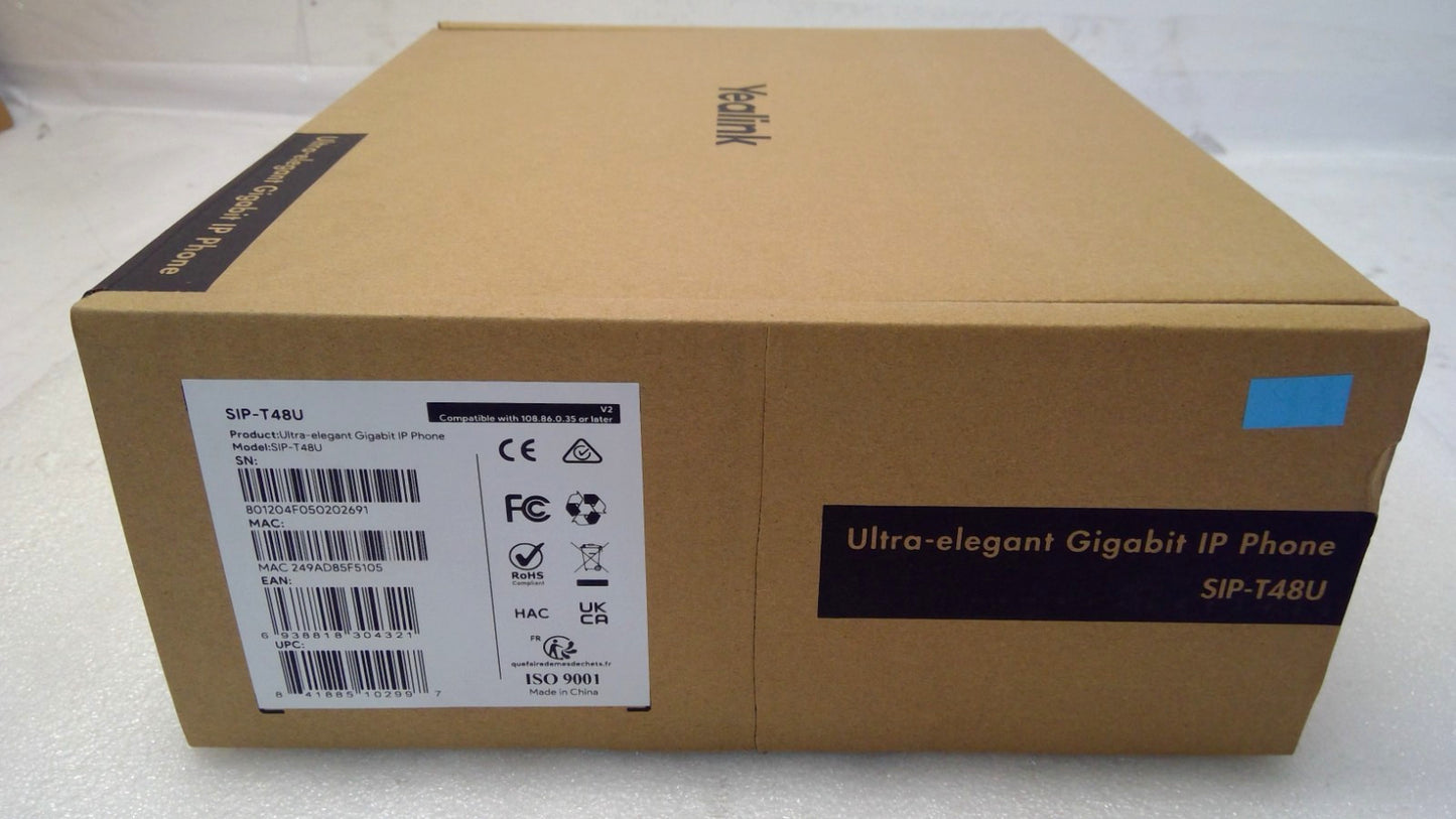 Yealink SIP-T48U Full-featured Gigabit IP phone (1301204) - Read