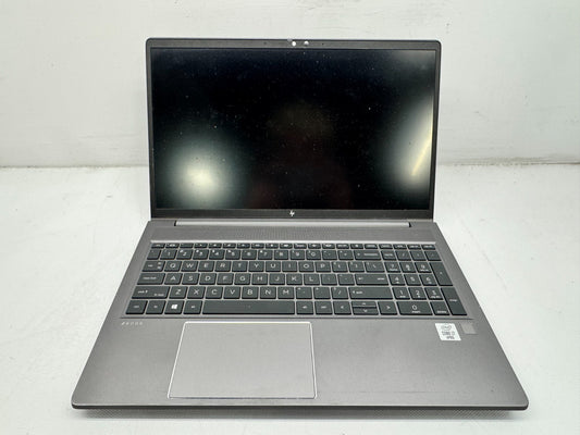 HP Zbook Power G7 i7-10850H@2.7GHz 16GB 256G Qudaro T2000 Win 11 No AC*READ*