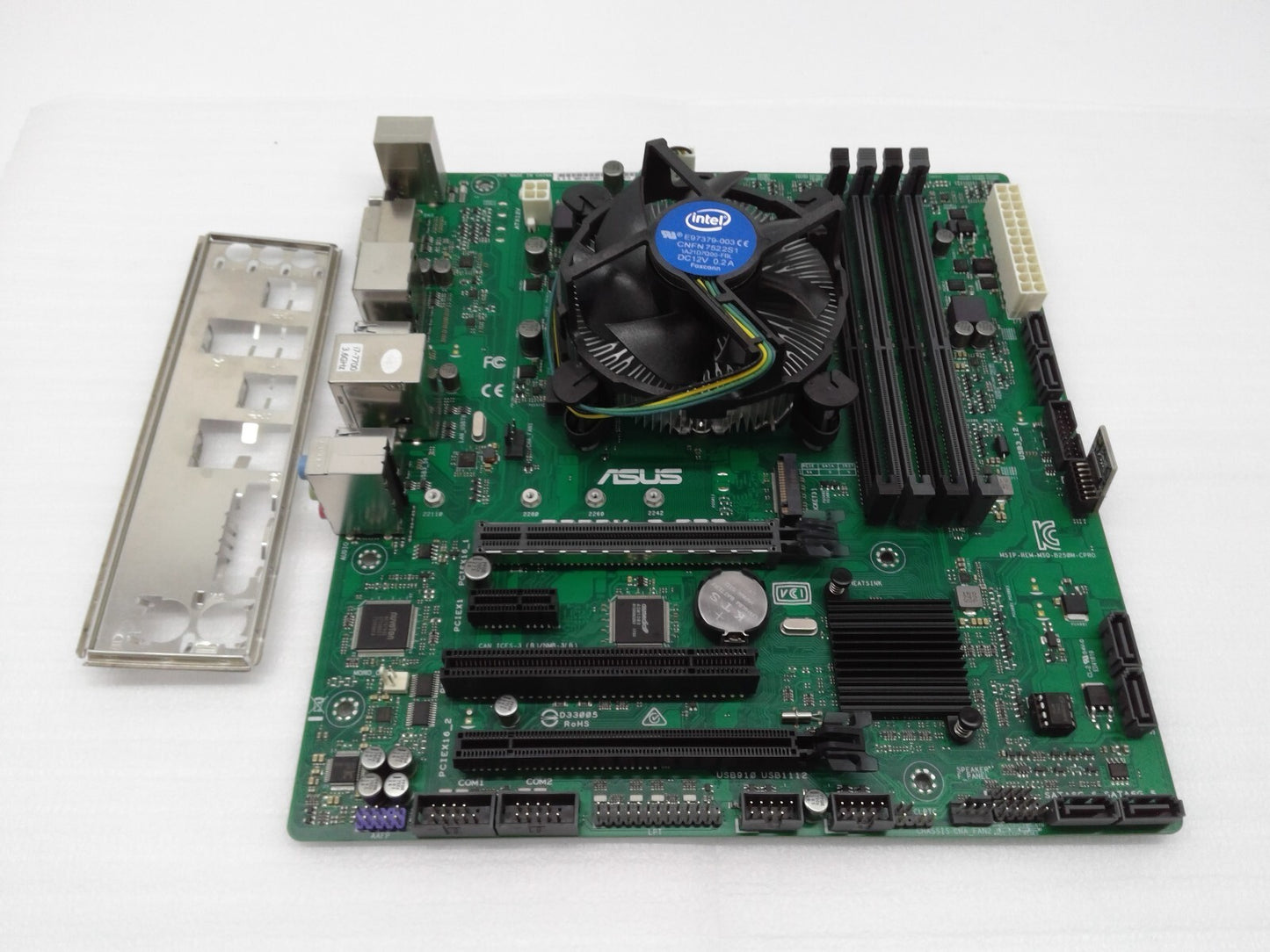 ASUS B250M-C Pro micro ATX Motherboard +Intel core i7-7700@3.6GHz CPU/FAN