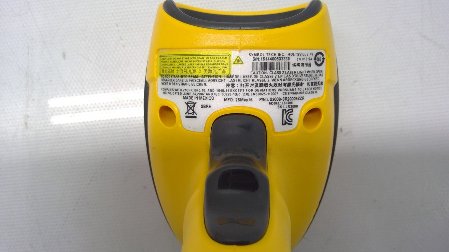 Symbol Motorola LS3008-SR20005ZZR Barcode Scanner,NO CABLE