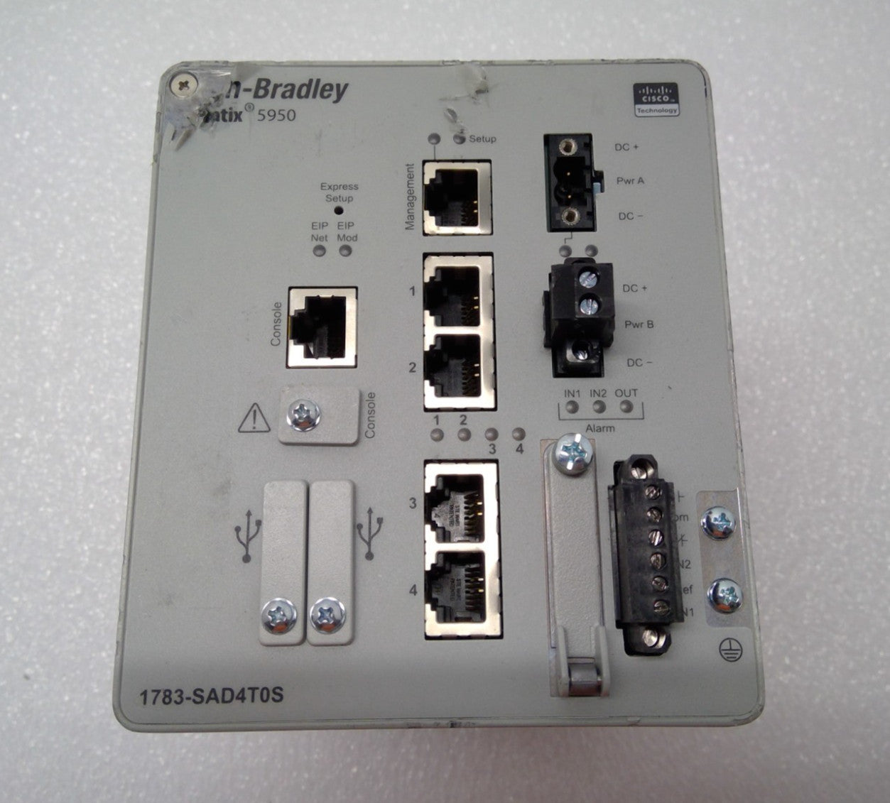 Allen Bradley Stratix 5950 1783-SAD4T0SPK9 A Security Appliance *Read Detail*